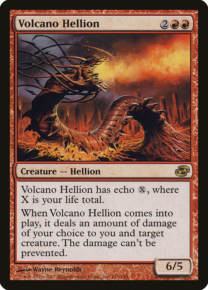 Fera Avernal Vulcânica / Volcano Hellion - Magic: The Gathering - MoxLand