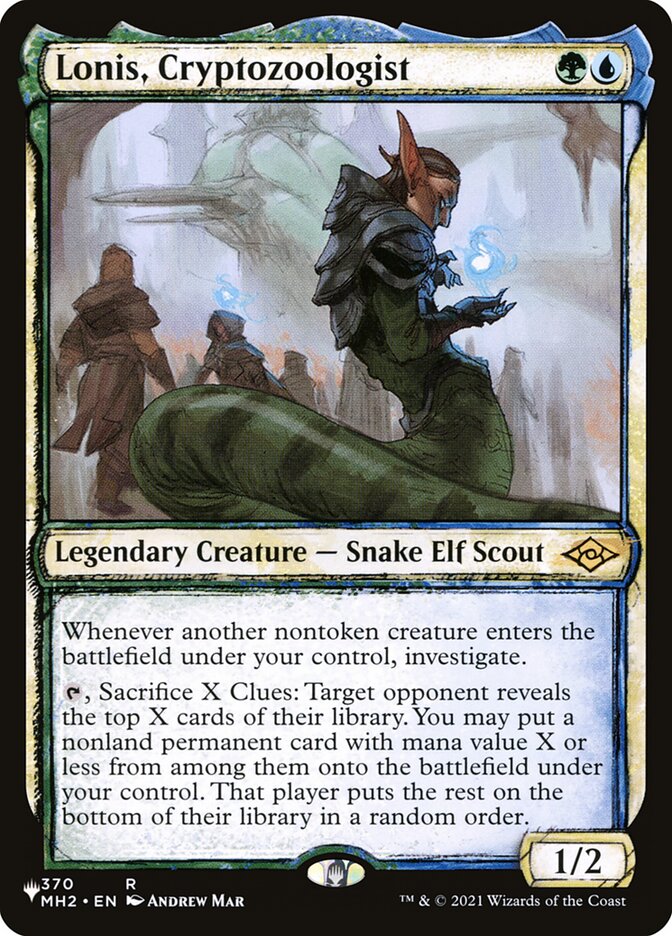 Lonis, Criptozoólogo / Lonis, Cryptozoologist - Magic: The Gathering - MoxLand