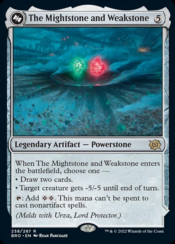 As Pedras de Força e de Fraqueza / The Mightstone and Weakstone - Magic: The Gathering - MoxLand