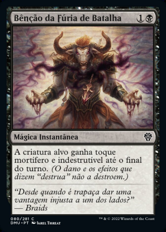 Bênção da Fúria de Batalha / Battle-Rage Blessing - Magic: The Gathering - MoxLand