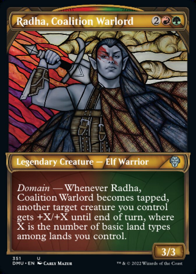 Radha, Senhora da Guerra da Coalizão / Radha, Coalition Warlord - Magic: The Gathering - MoxLand