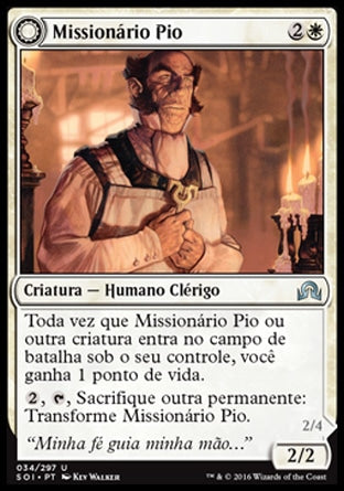 Missionário Pio / Pious Evangel - Magic: The Gathering - MoxLand