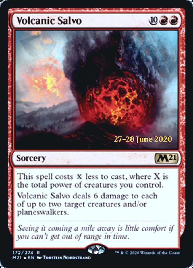 Salva Vulcânica / Volcanic Salvo - Magic: The Gathering - MoxLand