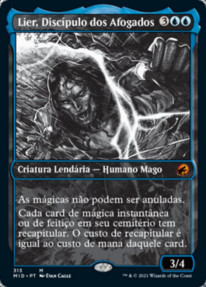 Lier, Discípulo dos Afogados / Lier, Disciple of the Drowned - Magic: The Gathering - MoxLand