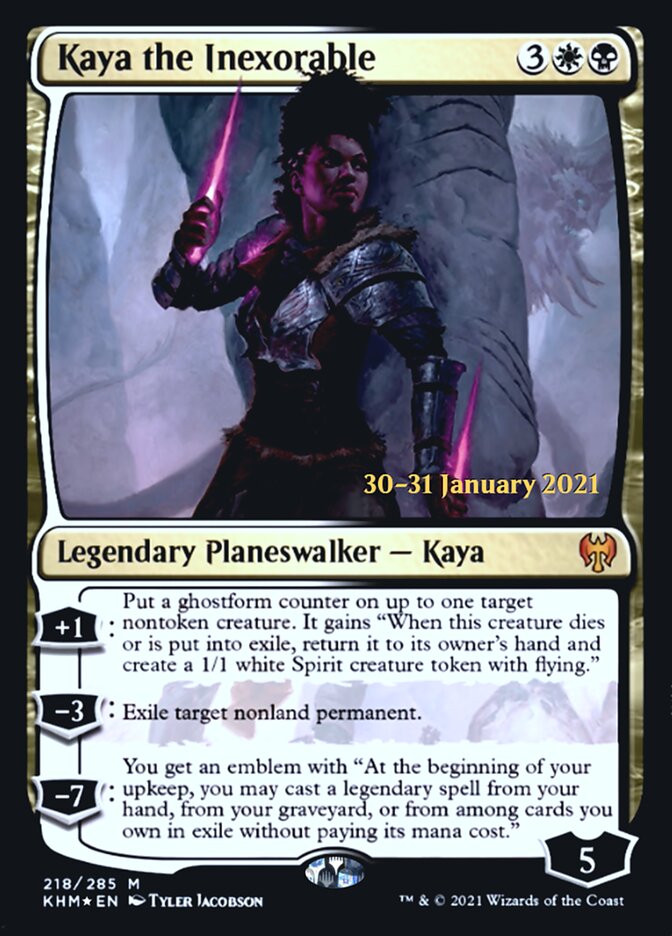 Kaya, a Inexorável / Kaya the Inexorable - Magic: The Gathering - MoxLand