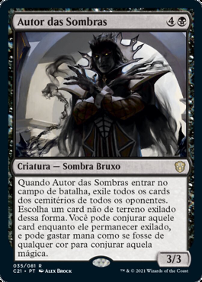 Autor das Sombras / Author of Shadows - Magic: The Gathering - MoxLand