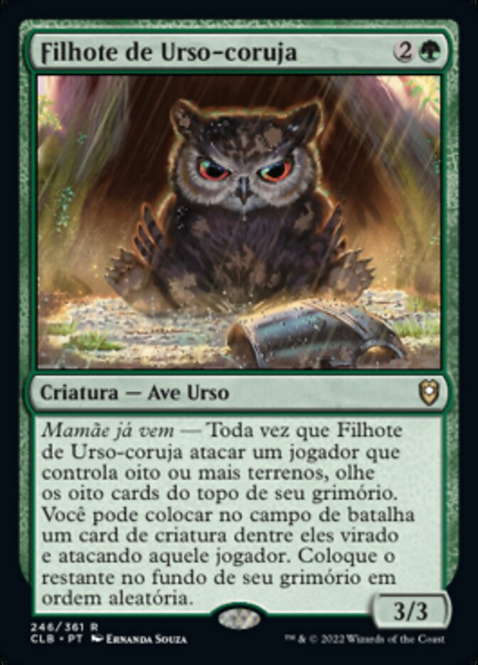 Filhote de Urso-Coruja / Owlbear Cub - Magic: The Gathering - MoxLand