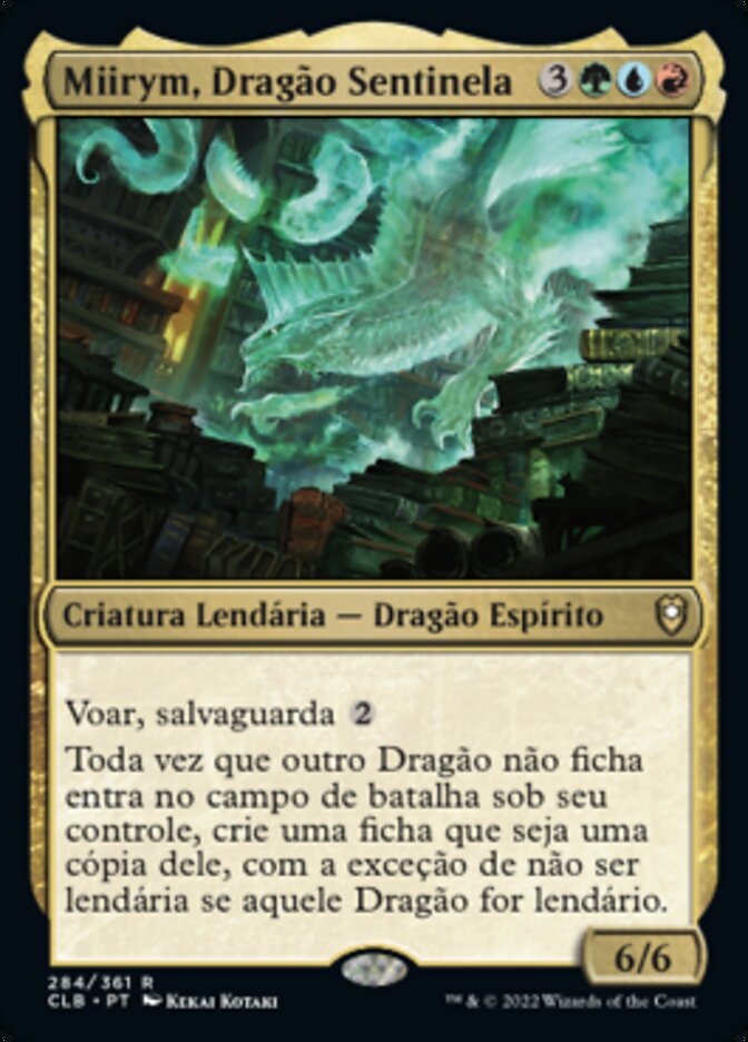 Miirym, Dragão Sentinela / Miirym, Sentinel Wyrm - Magic: The Gathering - MoxLand