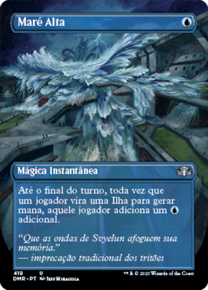 Maré Alta / High Tide - Magic: The Gathering - MoxLand