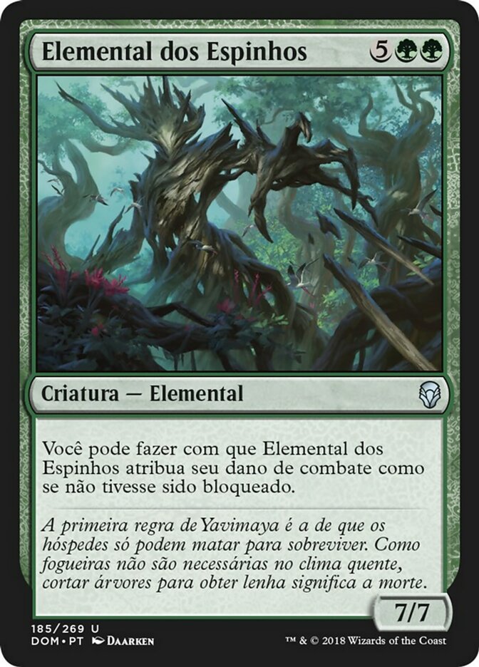 Elemental dos Espinhos / Thorn Elemental - Magic: The Gathering - MoxLand