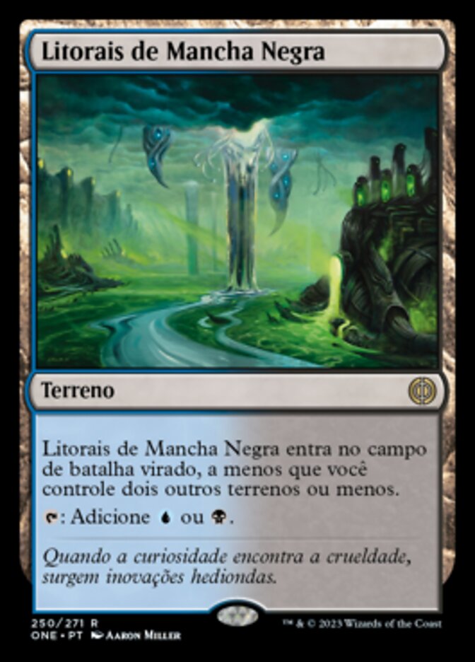 Litorais de Mancha Negra / Darkslick Shores - Magic: The Gathering - MoxLand