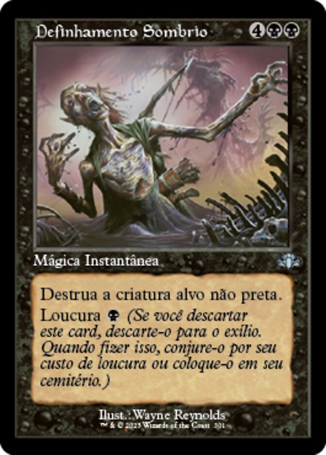 Definhamento Sombrio / Dark Withering - Magic: The Gathering - MoxLand