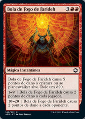 Bola de Fogo de Farideh / Farideh's Fireball - Magic: The Gathering - MoxLand