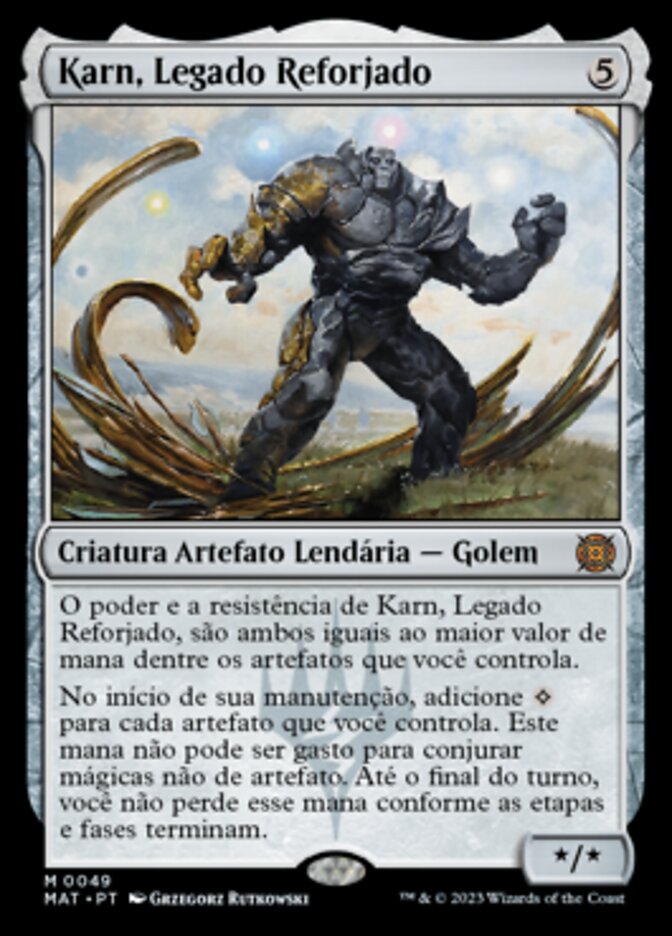 Karn, Legado Reforjado / Karn, Legacy Reforged - Magic: The Gathering - MoxLand