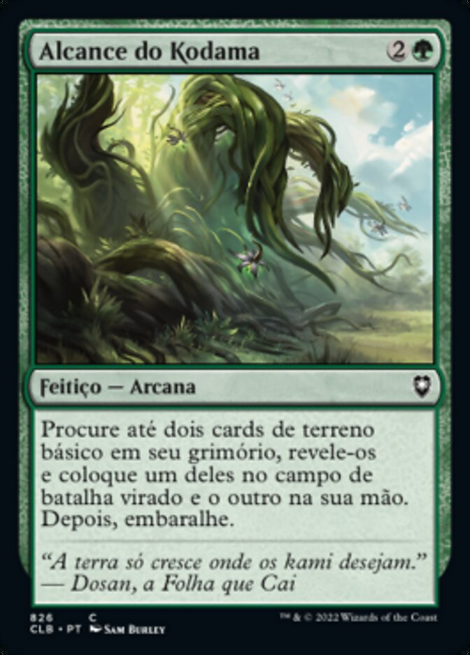 Alcance do Kodama / Kodama's Reach - Magic: The Gathering - MoxLand