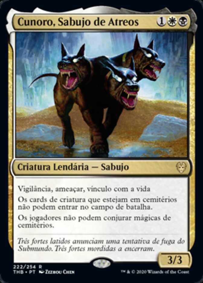 Cunoro, Sabujo de Atreos / Kunoros, Hound of Athreos - Magic: The Gathering - MoxLand