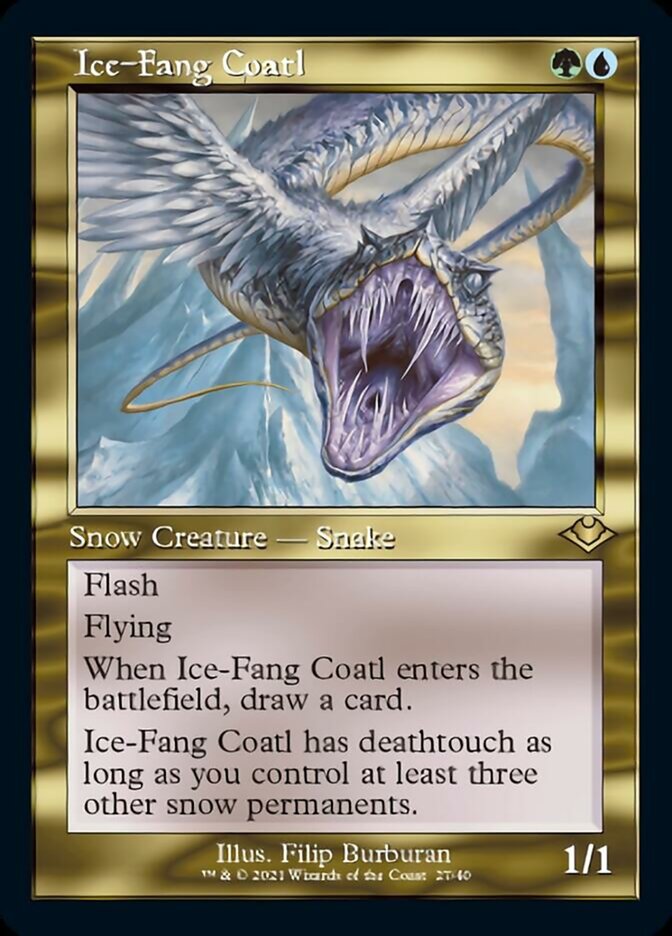 Coatl Presa-de-gelo / Ice-Fang Coatl - Magic: The Gathering - MoxLand