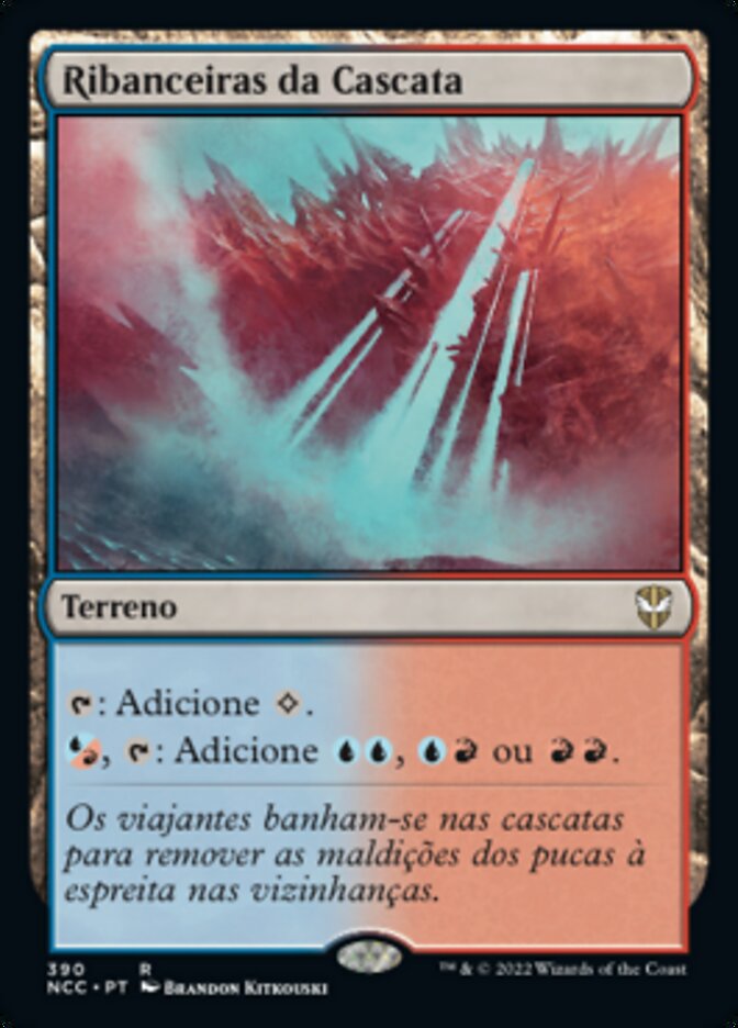 Ribanceiras da Cascata / Cascade Bluffs - Magic: The Gathering - MoxLand