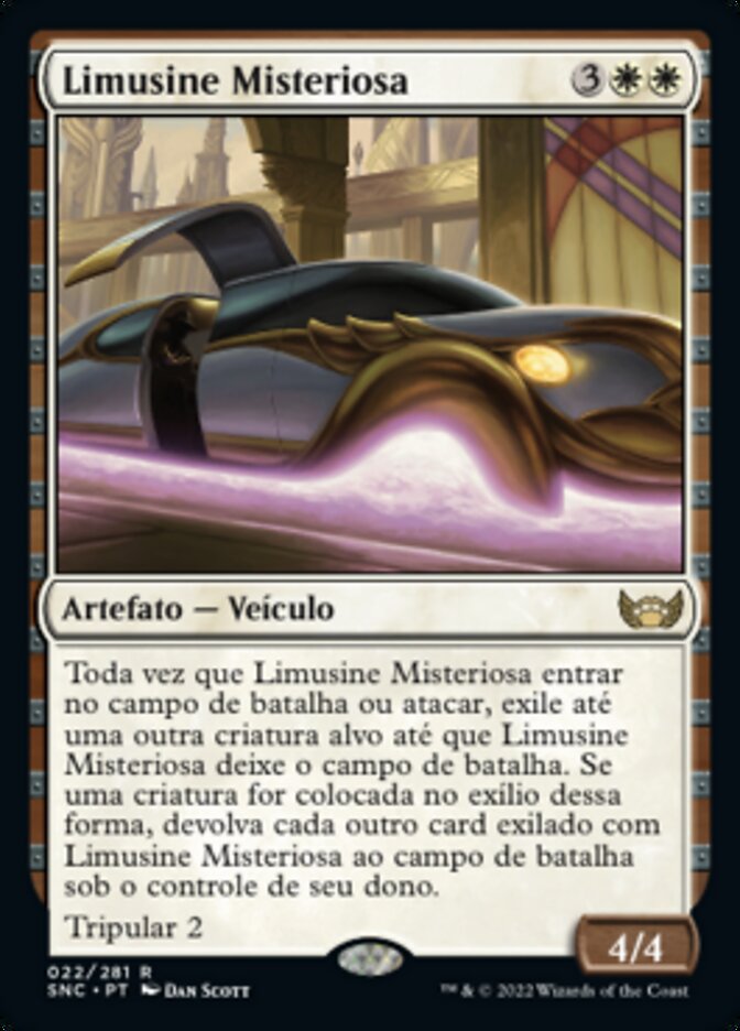 Limusine Misteriosa / Mysterious Limousine - Magic: The Gathering - MoxLand