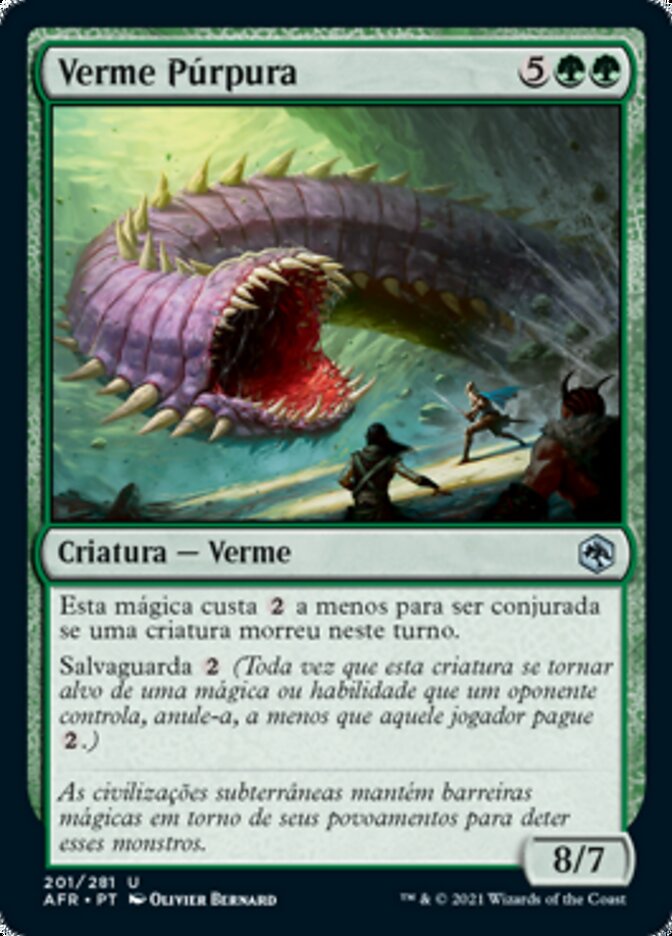 Verme Púrpura / Purple Worm - Magic: The Gathering - MoxLand