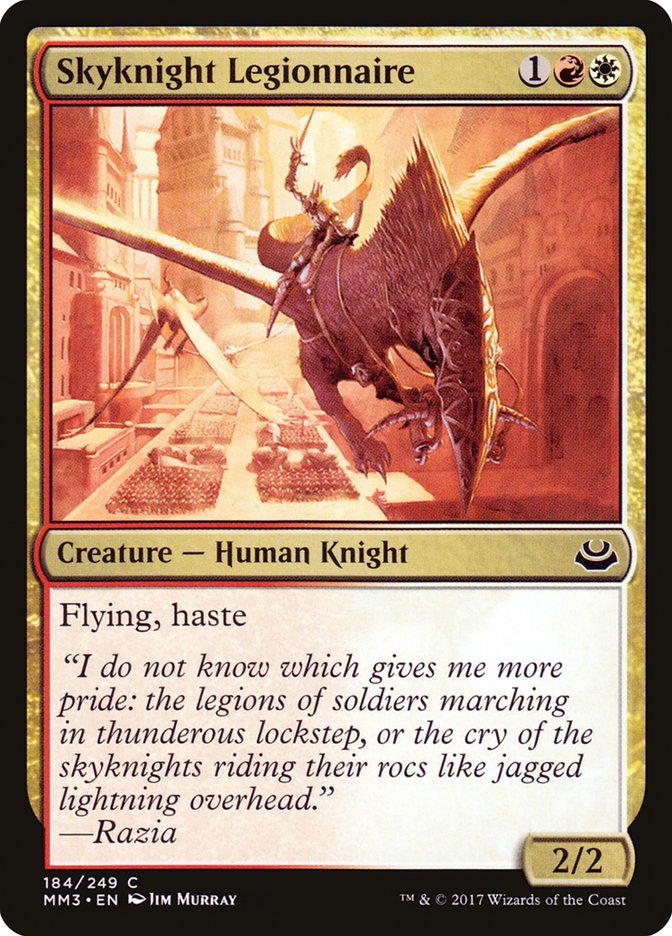 Legionário Cavaleiro Celeste / Skyknight Legionnaire - Magic: The Gathering - MoxLand