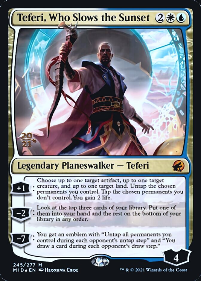 Teferi, Atrasador do Poente / Teferi, Who Slows the Sunset - Magic: The Gathering - MoxLand