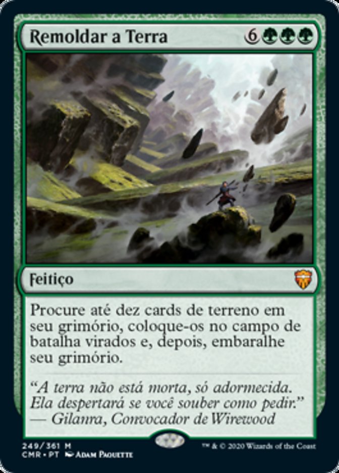 Remoldar a Terra / Reshape the Earth - Magic: The Gathering - MoxLand