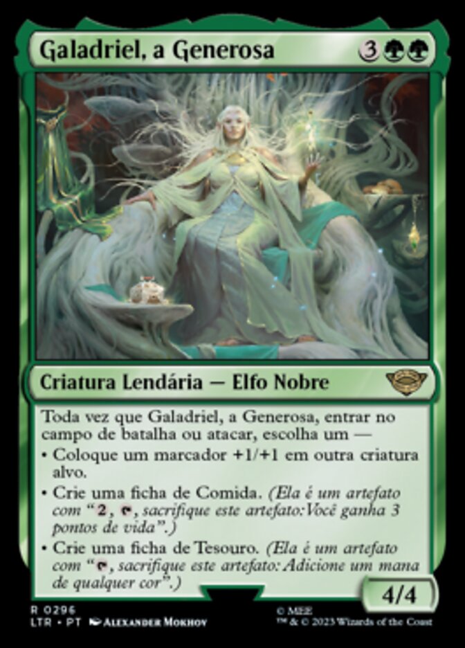 Galadriel, a Generosa / Galadriel, Gift-Giver - Magic: The Gathering - MoxLand