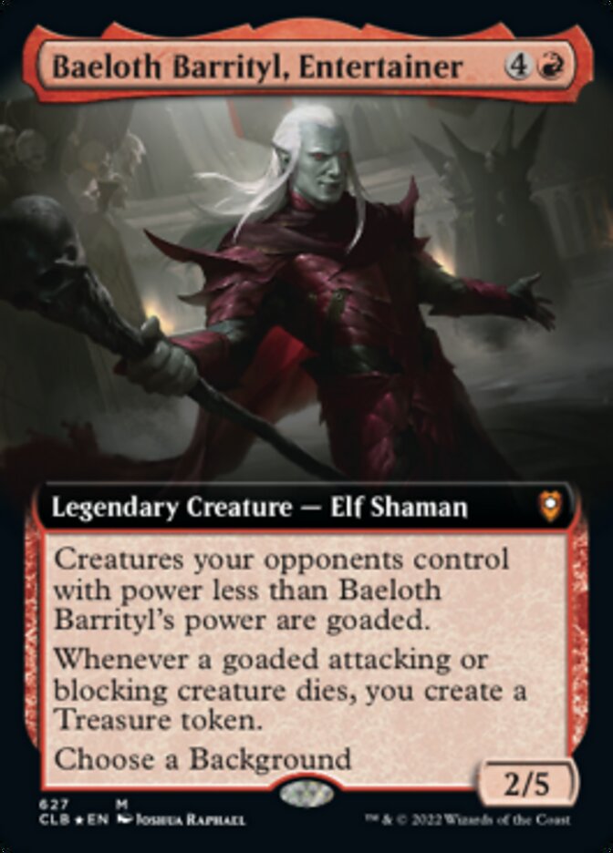 Baeloth Barrityl, Artista / Baeloth Barrityl, Entertainer - Magic: The Gathering - MoxLand