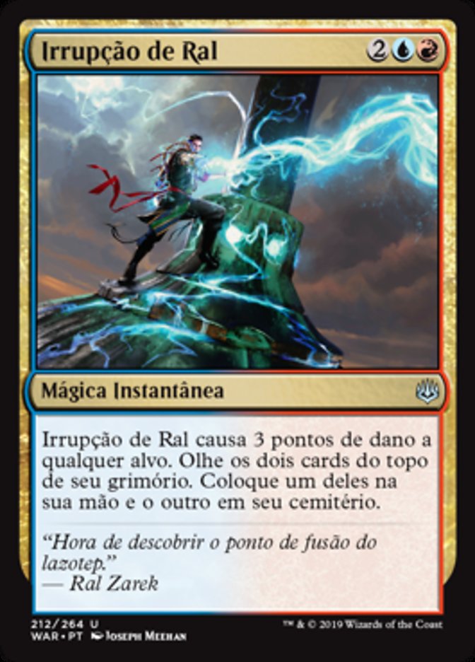 Irrupção de Ral / Ral's Outburst - Magic: The Gathering - MoxLand