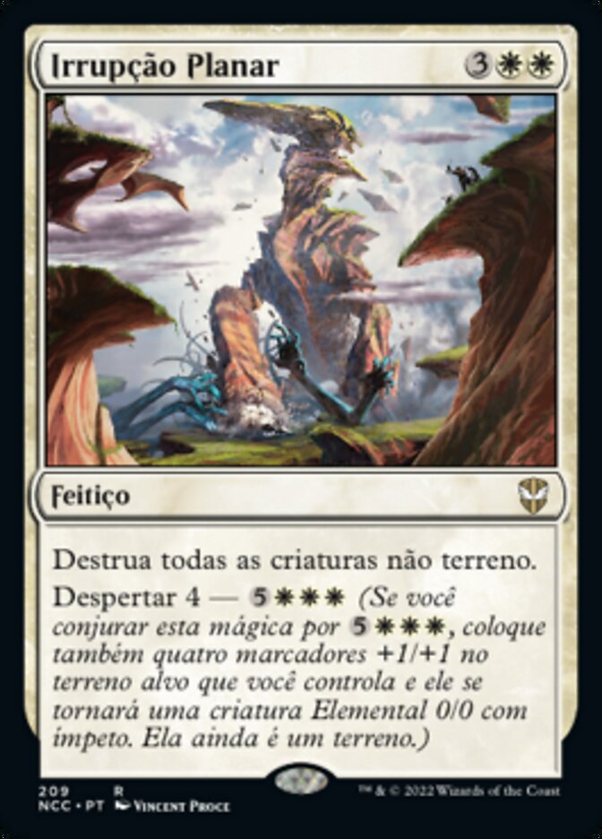 Irrupção Planar / Planar Outburst - Magic: The Gathering - MoxLand