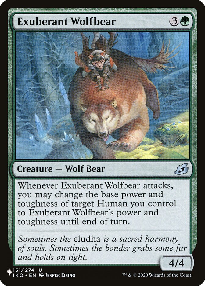 Loburso Exuberante / Exuberant Wolfbear - Magic: The Gathering - MoxLand