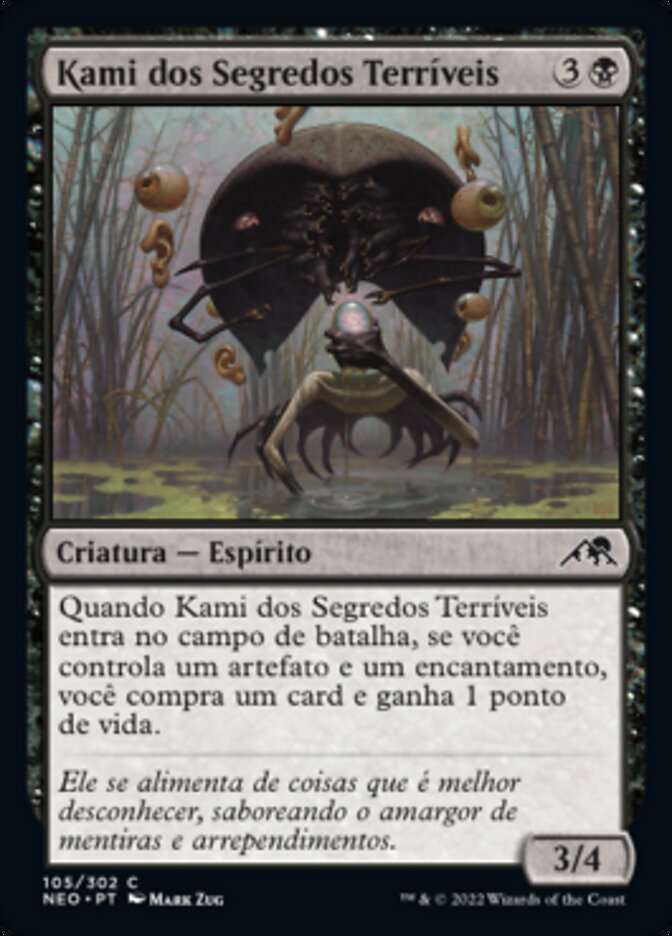 Kami dos Segredos Terríveis / Kami of Terrible Secrets - Magic: The Gathering - MoxLand