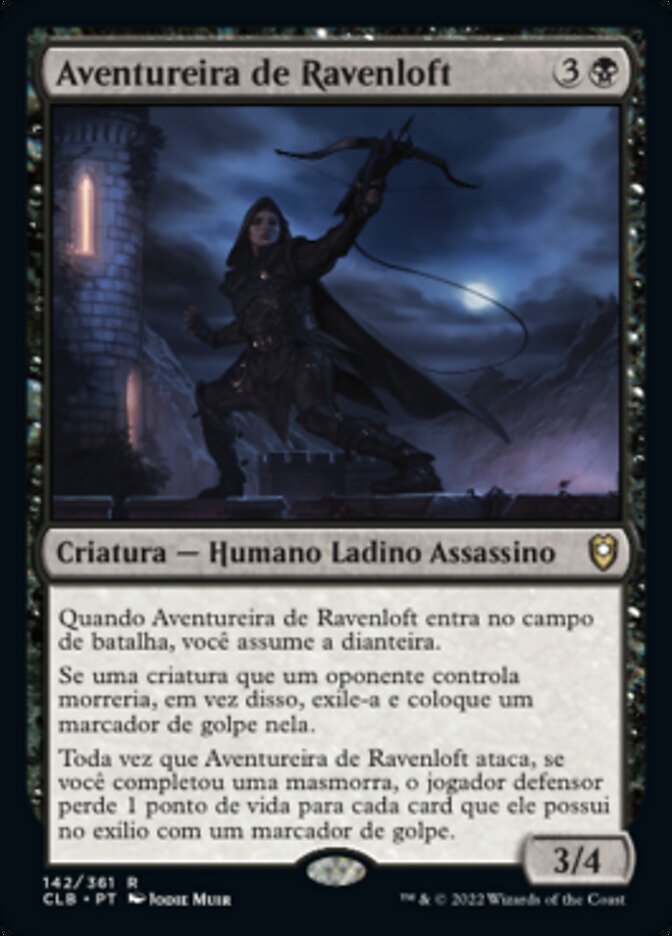 Aventureira de Ravenloft / Ravenloft Adventurer - Magic: The Gathering - MoxLand