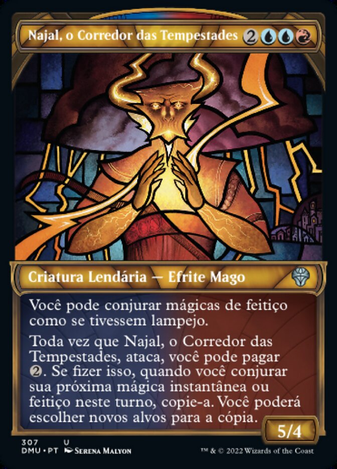 Najal, o Corredor das Tempestades / Najal, the Storm Runner - Magic: The Gathering - MoxLand