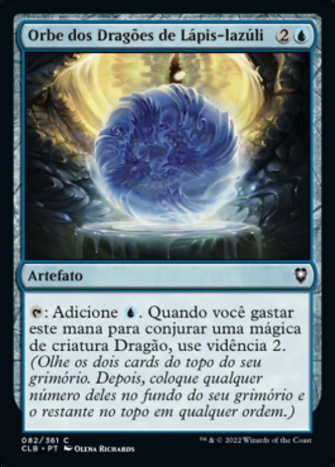 Orbe dos Dragões de Lápis-lazúli / Lapis Orb of Dragonkind - Magic: The Gathering - MoxLand