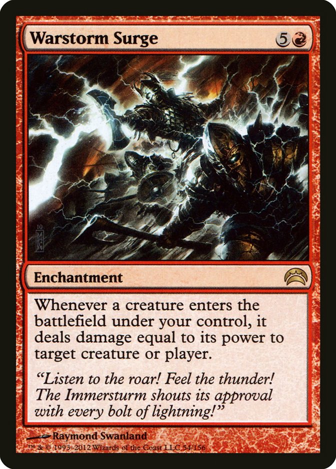 Surto da Tempestade Bélica / Warstorm Surge - Magic: The Gathering - MoxLand