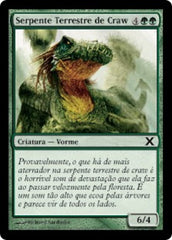 Serpente Terrestre de Craw / Craw Wurm - Magic: The Gathering - MoxLand