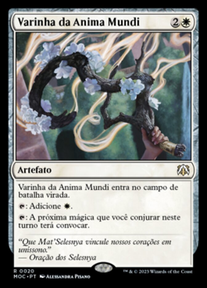 Varinha da Anima Mundi / Wand of the Worldsoul - Magic: The Gathering - MoxLand