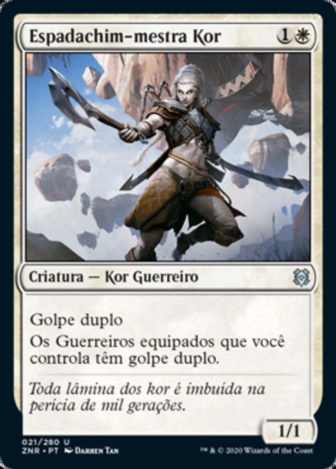 Espadachim-mestra Kor / Kor Blademaster - Magic: The Gathering - MoxLand