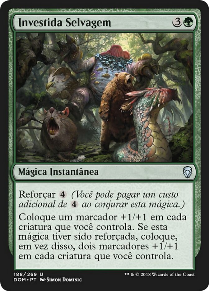 Investida Selvagem / Wild Onslaught - Magic: The Gathering - MoxLand