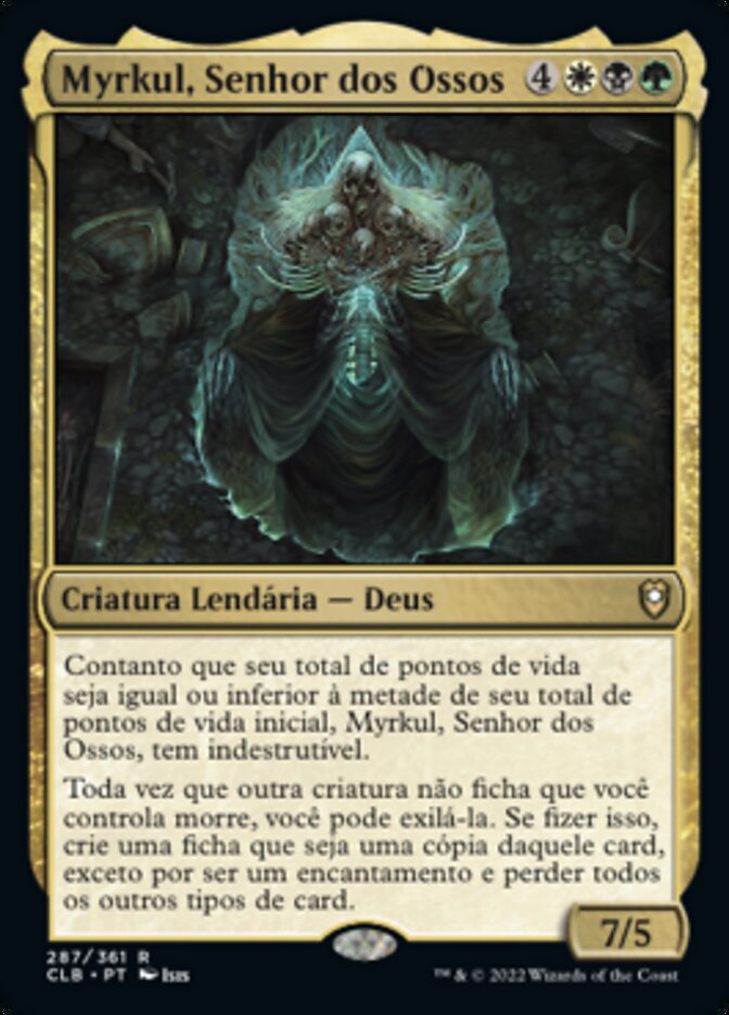 Myrkul, Senhor dos Ossos / Myrkul, Lord of Bones - Magic: The Gathering - MoxLand