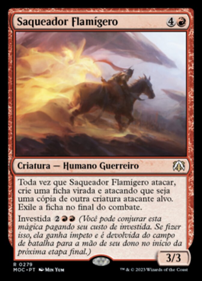 Saqueador Flamígero / Flamerush Rider - Magic: The Gathering - MoxLand