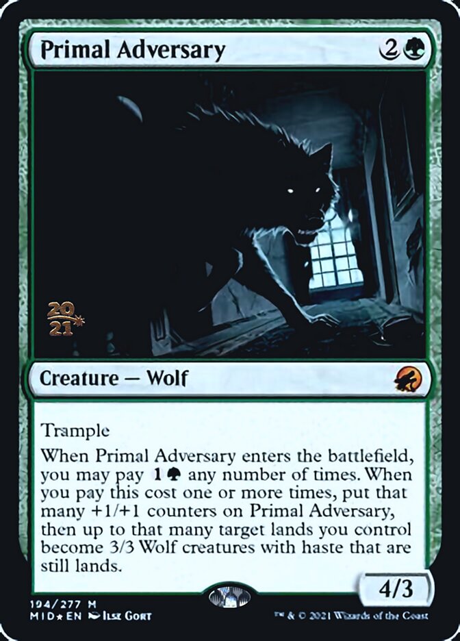 Adversário Primal / Primal Adversary - Magic: The Gathering - MoxLand