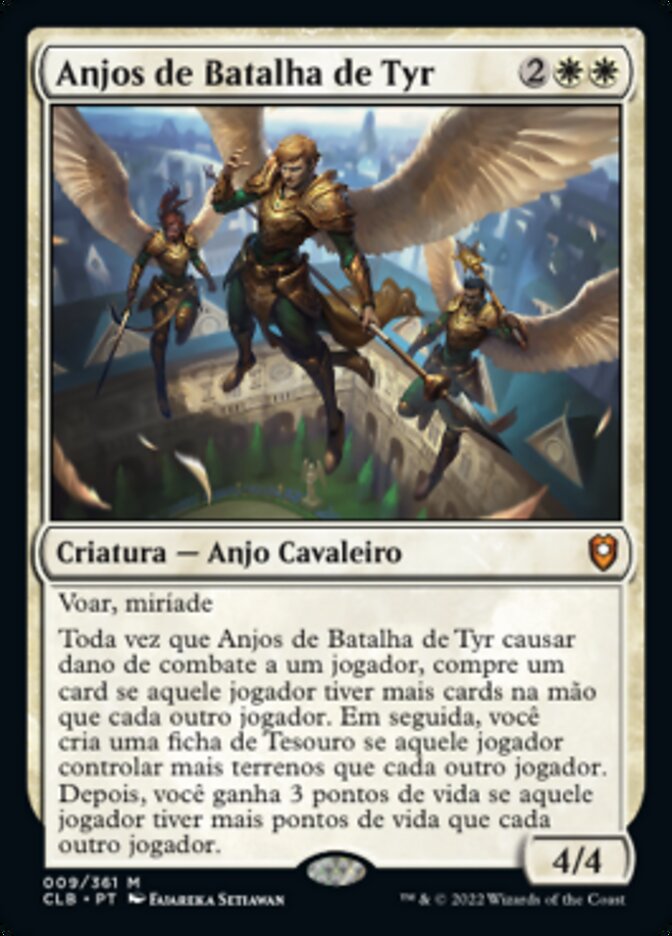 Anjos de Batalha de Tyr / Battle Angels of Tyr - Magic: The Gathering - MoxLand