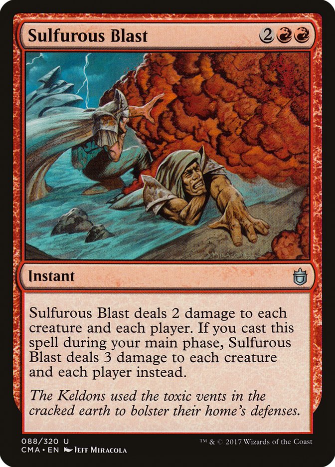 Explosão Sulfurosa / Sulfurous Blast - Magic: The Gathering - MoxLand