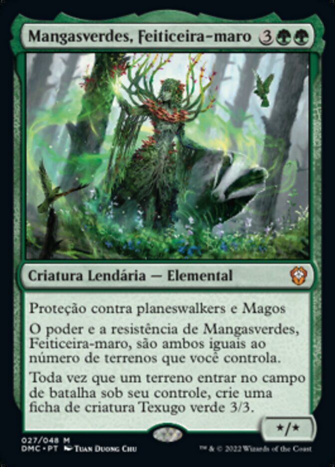 Mangasverdes, Feiticeira-maro / Greensleeves, Maro-Sorcerer - Magic: The Gathering - MoxLand