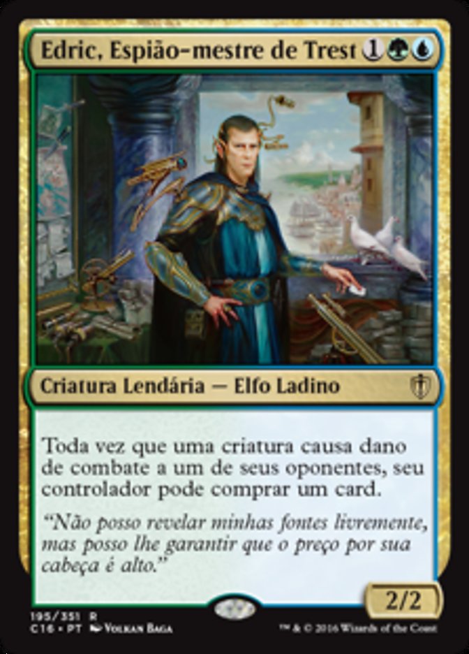 Edric, Espião-mestre de Trest / Edric, Spymaster of Trest - Magic: The Gathering - MoxLand