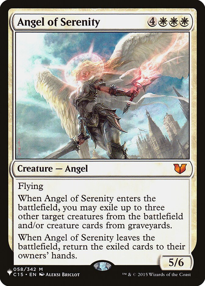 Anjo da Serenidade / Angel of Serenity - Magic: The Gathering - MoxLand