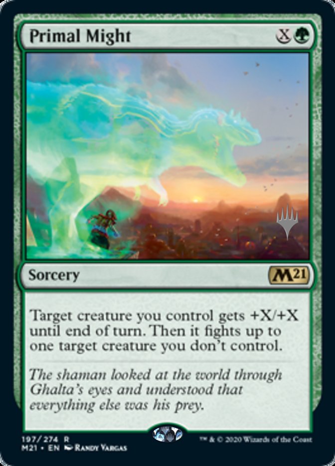 Força Primal / Primal Might - Magic: The Gathering - MoxLand